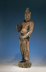 Stehender Kuan-yin, Yuan-Dynastie (1271-1368), 1282
